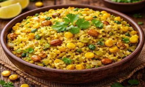 how to make corn poha