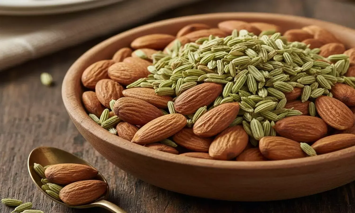 almond fennel seeds home remedies