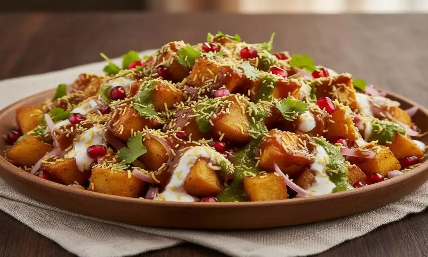 how to make aloo paneer chaat at home