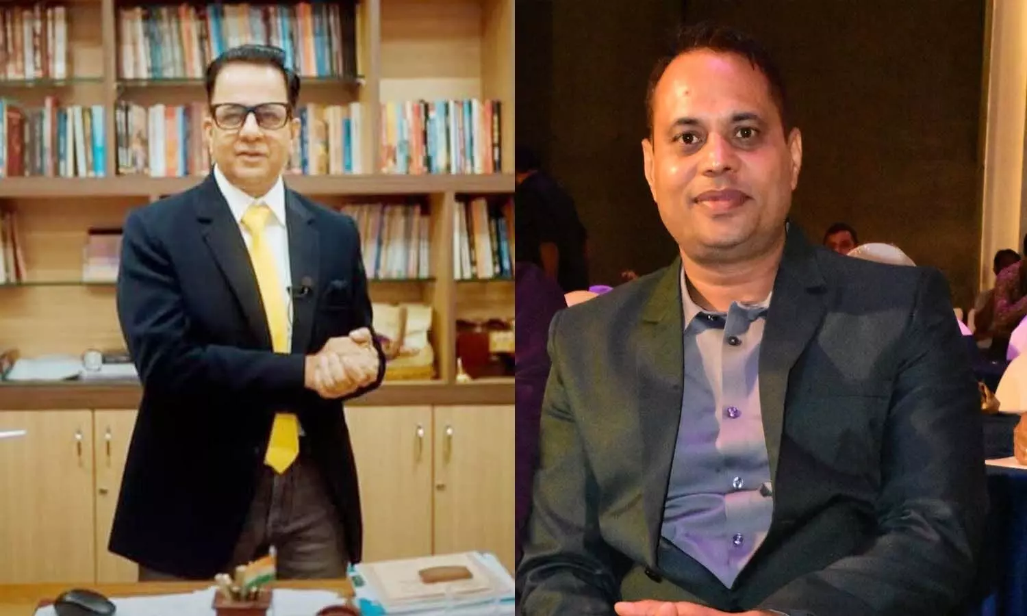 हरिभूमि के प्रधान संपादक डॉ. हिमांशु द्विवेदी और समन्वय संपादक ब्रह्मवीर सिंह 