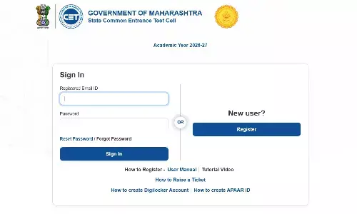 MHT CET 2026 Registration Starts