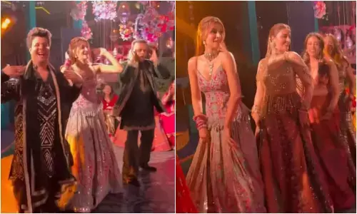 नूपुर सैनन के संगीत में कृति सैनन ने लॉलीपॉप लागेलु पर जमकर मारे ठुमके; वीडियो वायरल