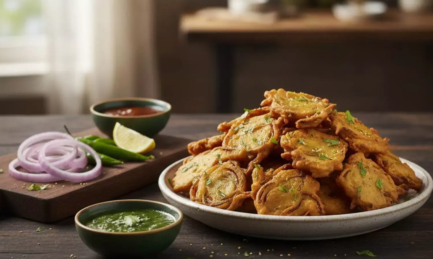 how to make onion pakoda at home