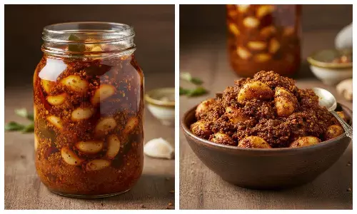 how to make garlic pickle at home