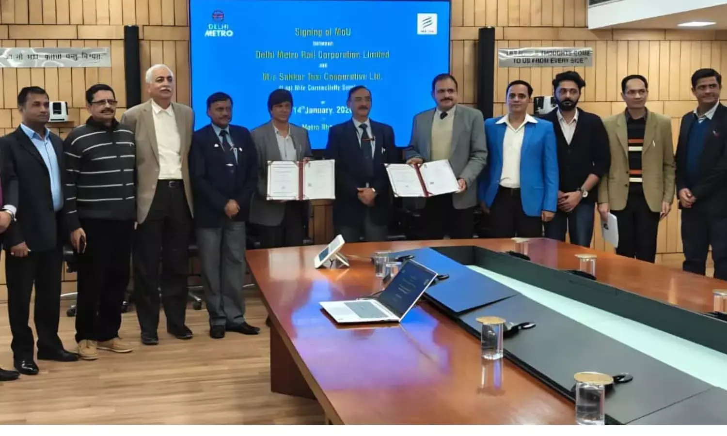 MoU between DMRC and Bharat Taxi MoU between DMRC and Bharat Taxi