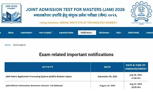 IIT JAM 2026 Admit Card OUT