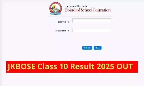 JKBOSE Class 10 Result 2025 OUT