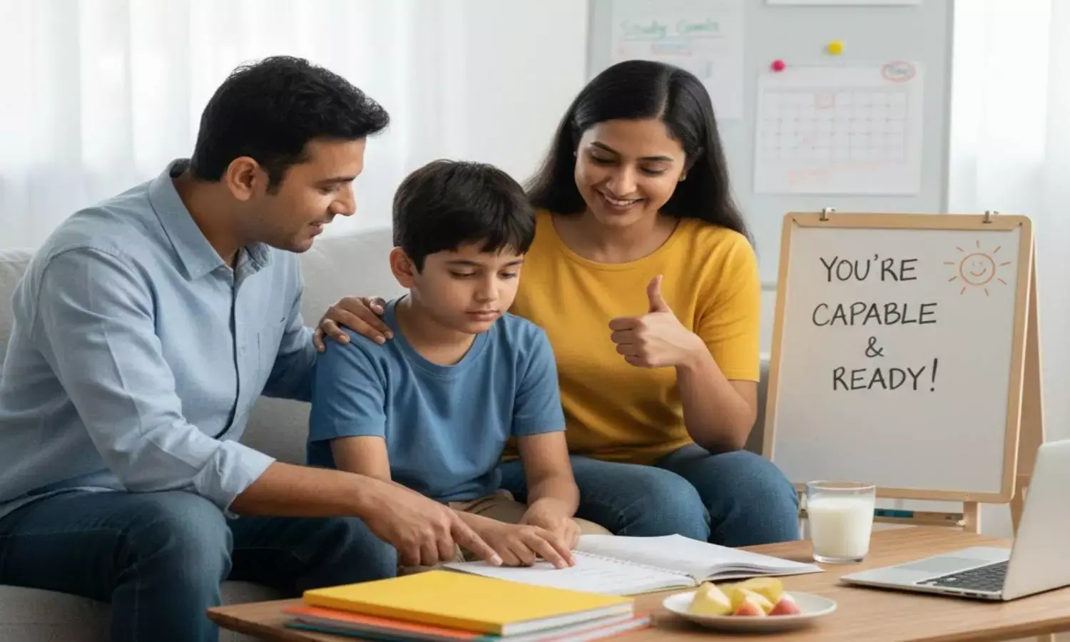 How to boost confidence in children before exams