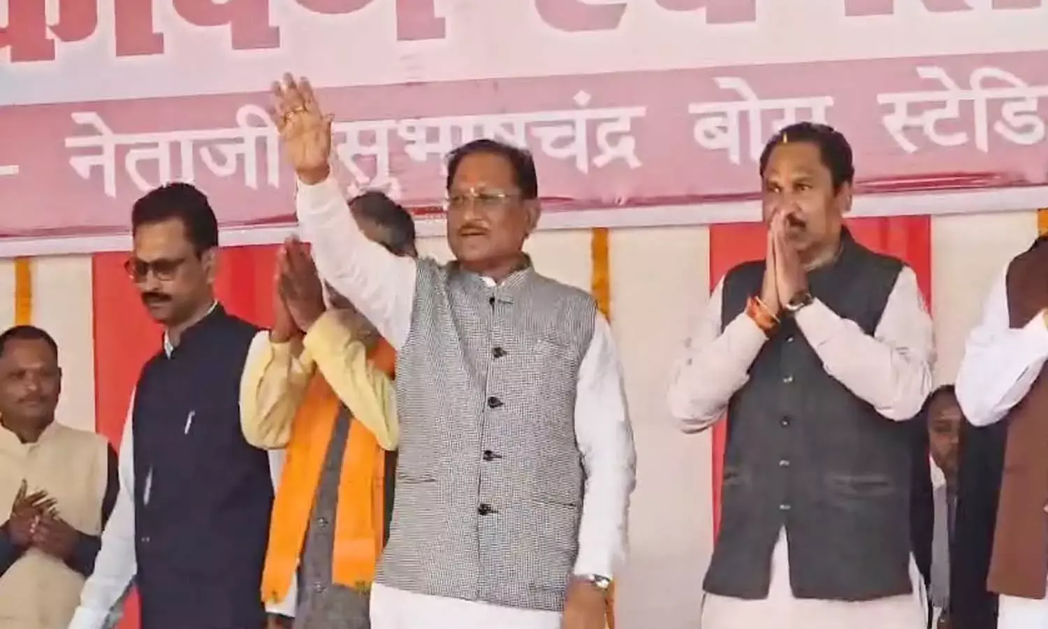 पखांजूर पहुंचे सीएम साय