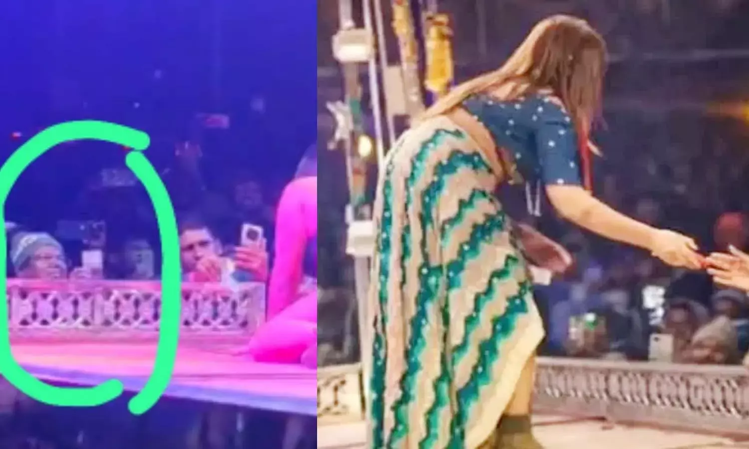 मंच पर अश्लील डांस