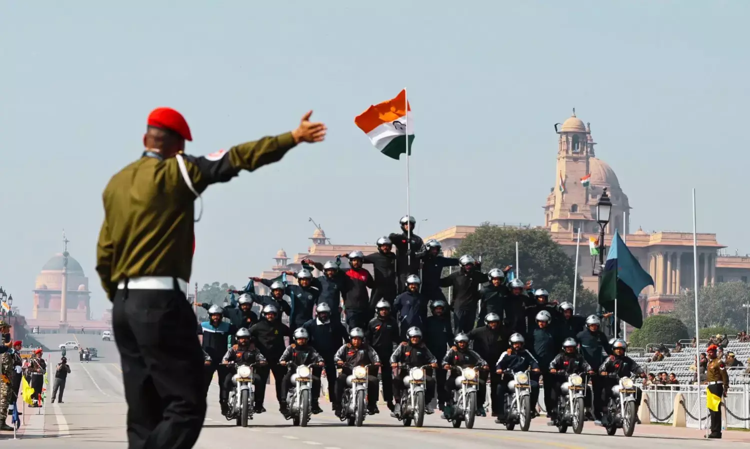 Parking will be managed using QR codes on Republic Day