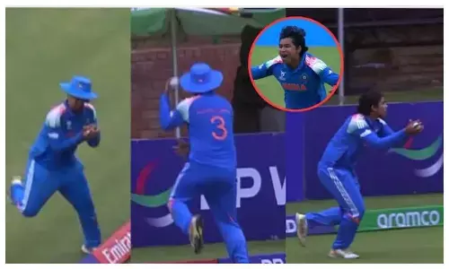 vaibhav suryavanshi boundary catch under 19 world cup 2026