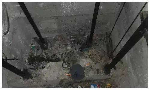 लिफ्ट के डक्ट में गिरने से बुजुर्ग की मौत, 8 दिन थे गायब