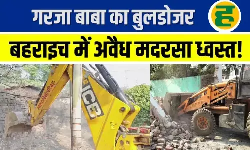 सरकारी जमीन पर बनी 10 अवैध मजारें की गईं जमींदोज, भारी फोर्स तैनात