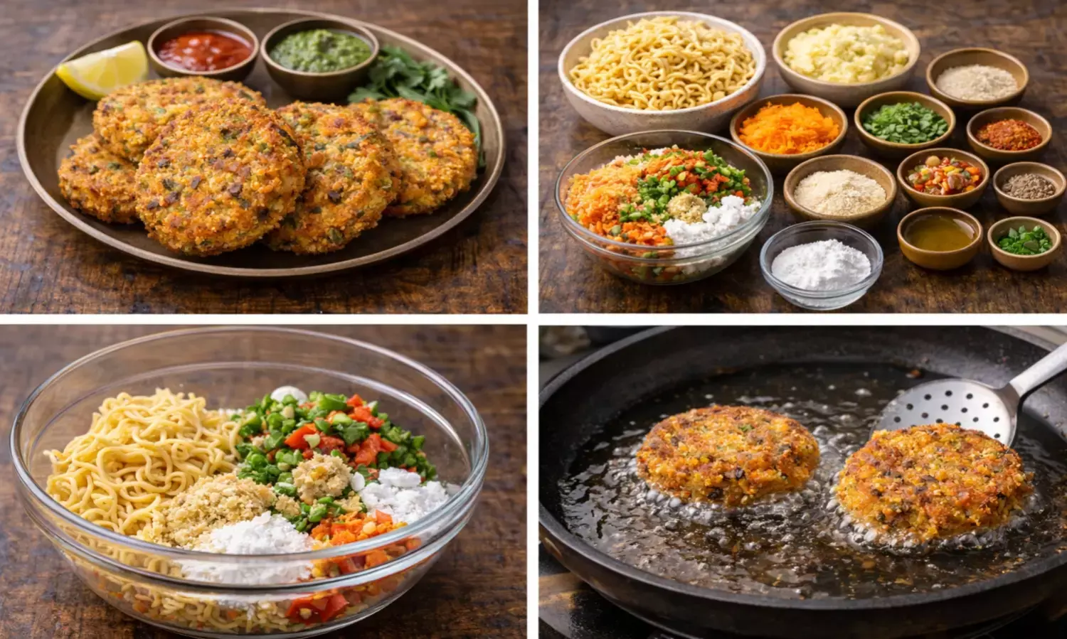 how to make noodles cutlet recipe in hindi