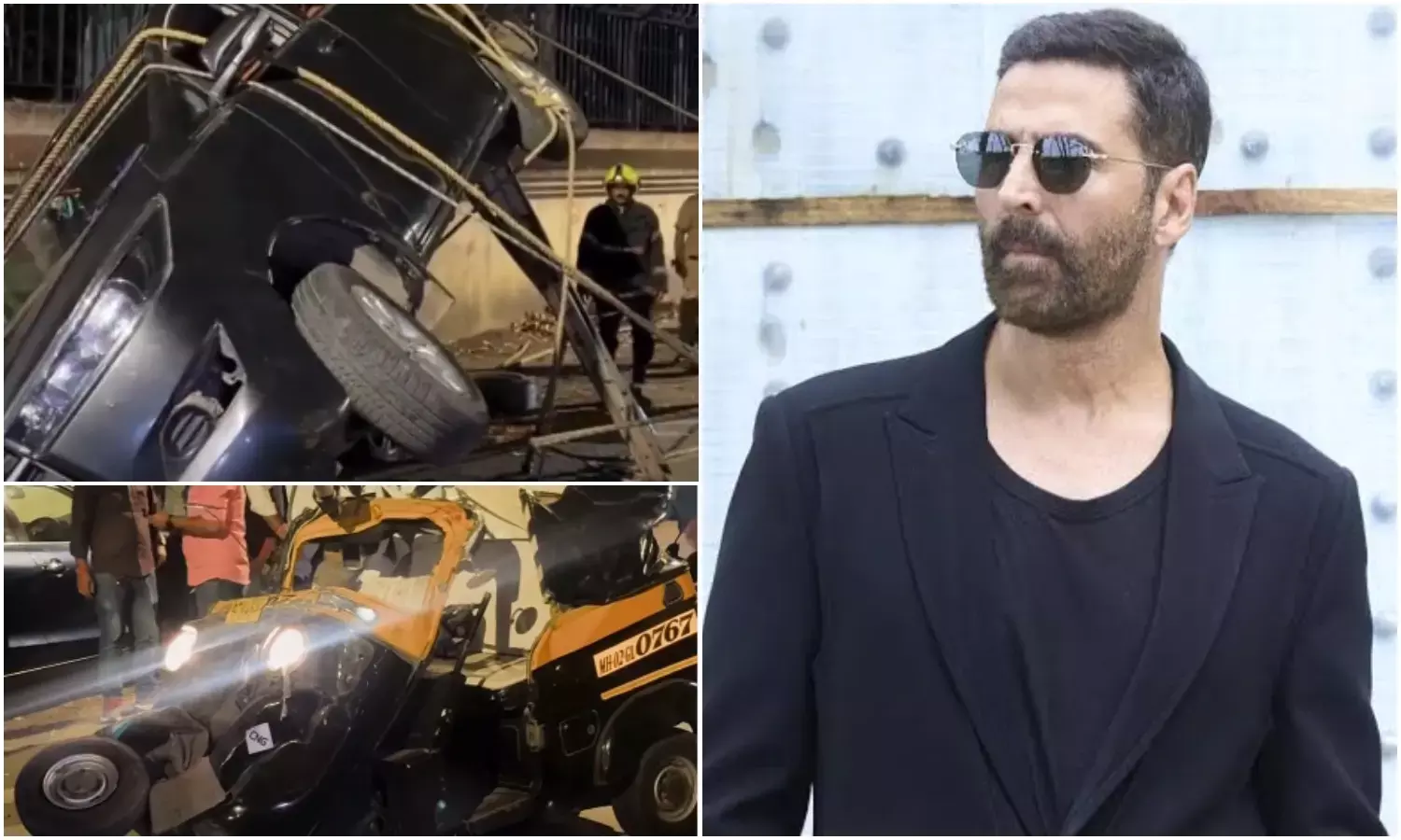 अक्षय कुमार के काफिले की गाड़ी हादसे का शिकार, ऑटो चालक घायल; इलाज और मुआवज़े की मांग