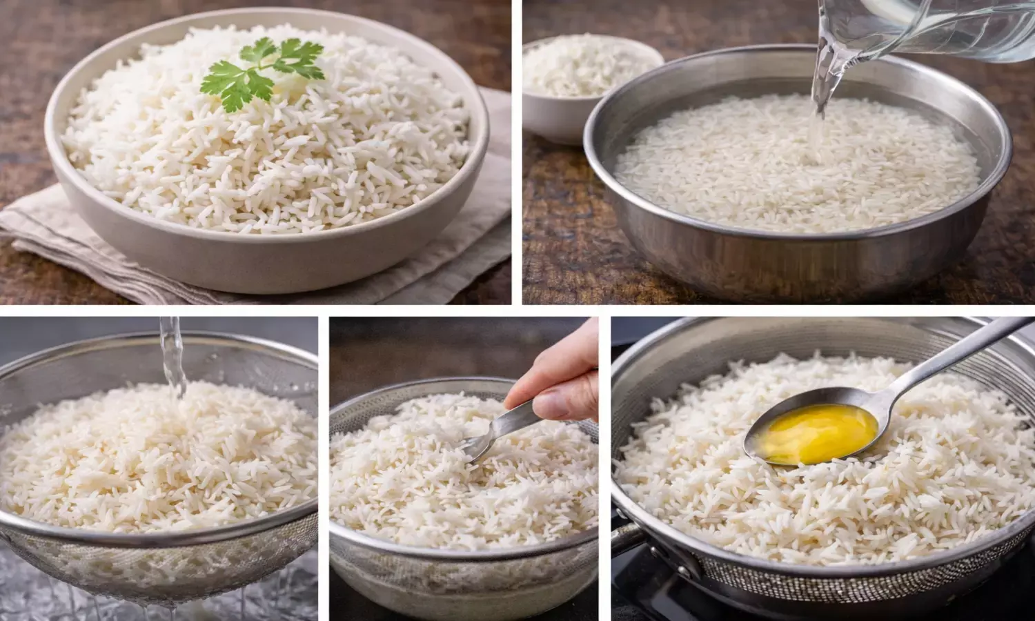 fluffy rice making tips