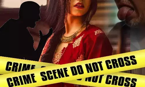 In Ghaziabad a woman cut off her husband tongue with a knife at night