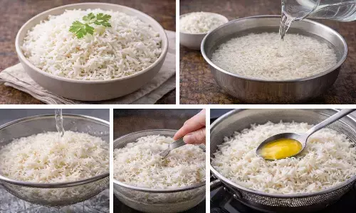 fluffy rice making tips