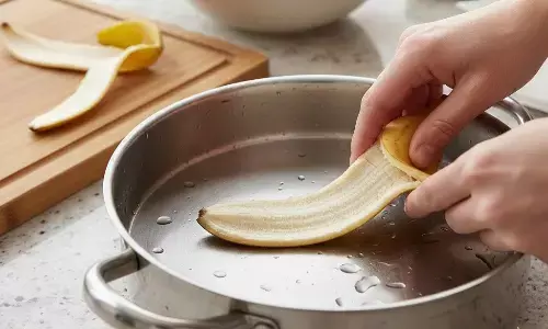 banana peels domestic work