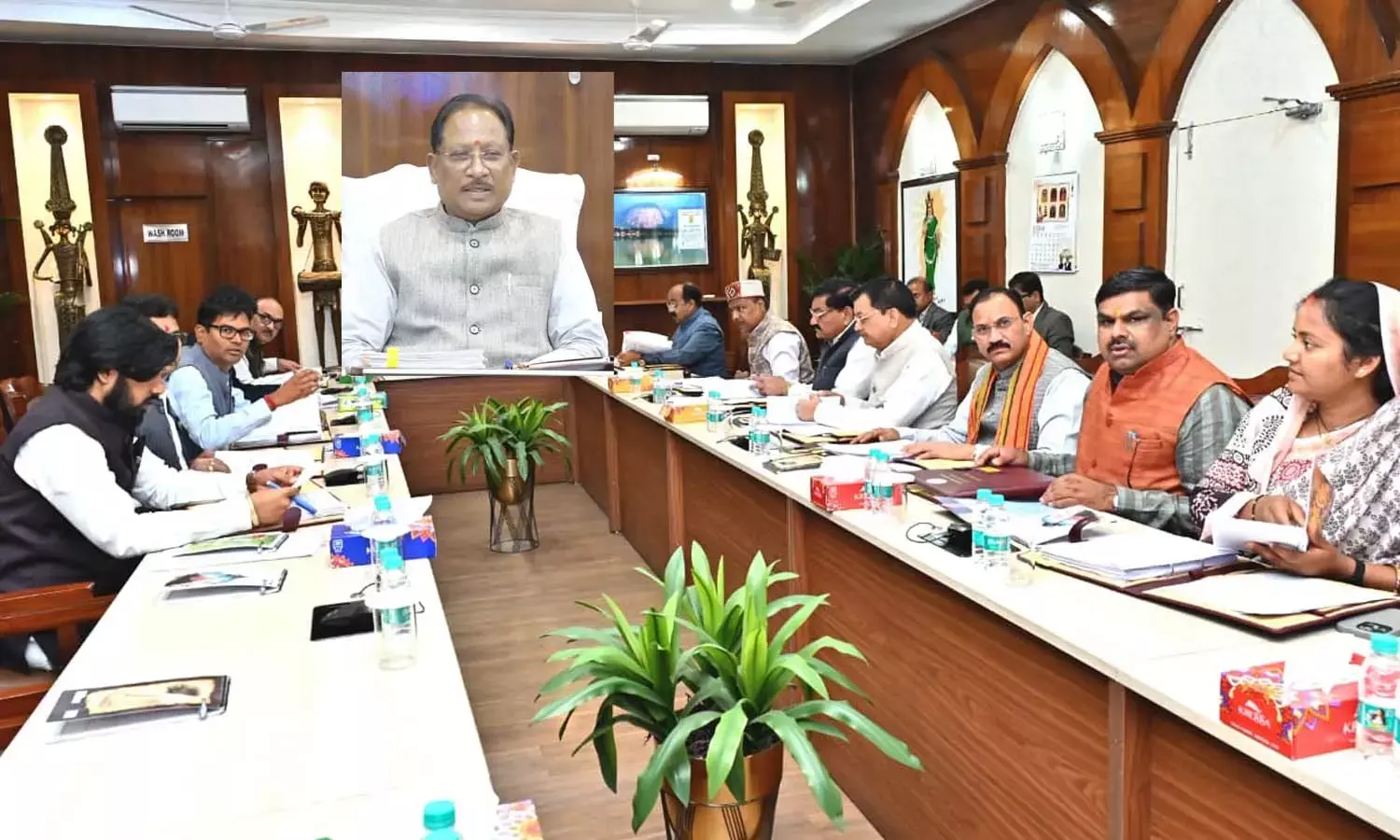 साय कैबिनेट की बैठक