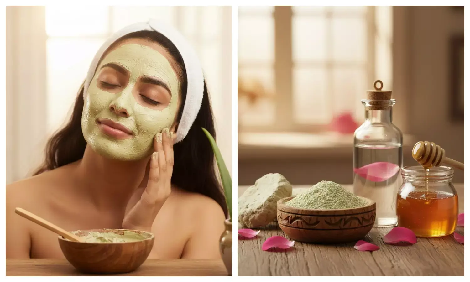Multani mitti face pack for glowing skin