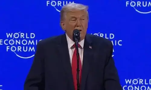 donald trump in davos