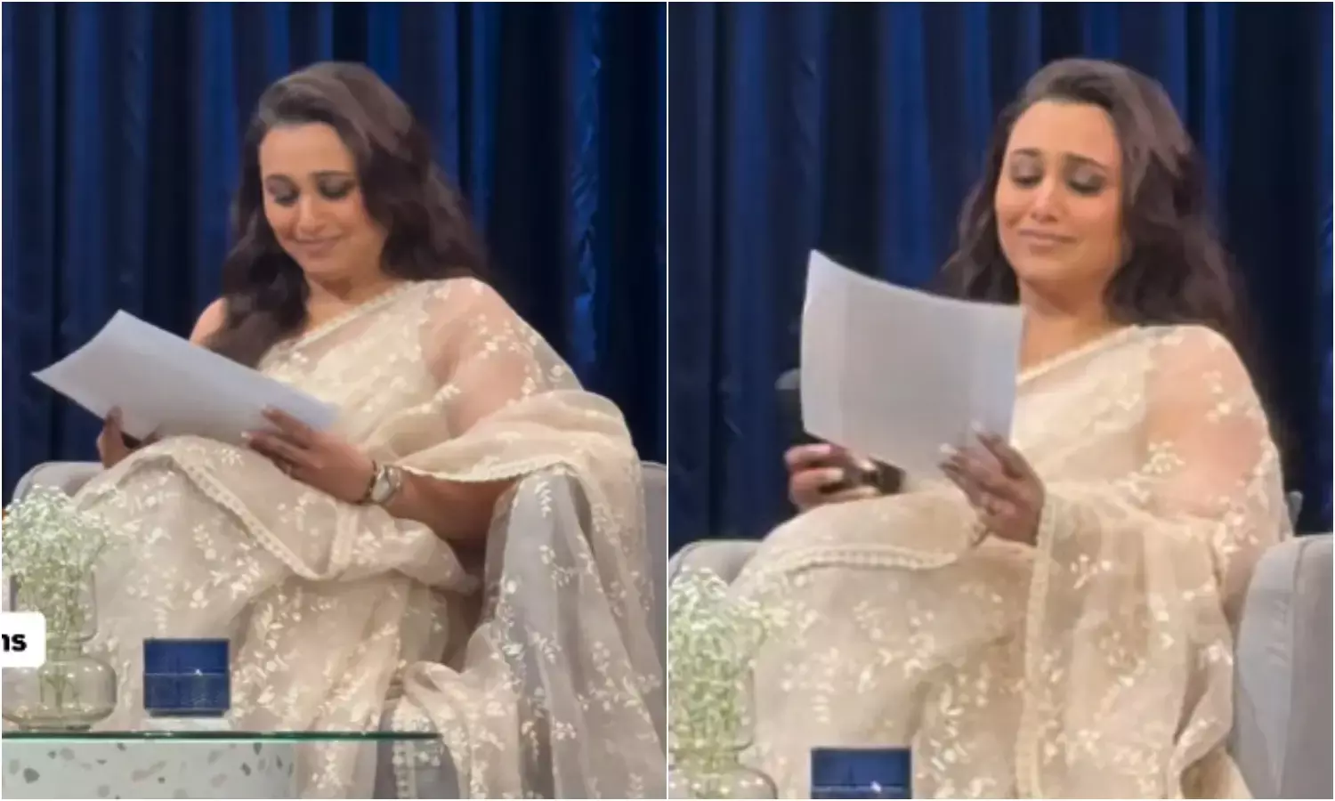 नन्ही बेटी अदीरा की चिट्ठी पढ़कर भावुक हुईं रानी मुखर्जी नन्ही बेटी अदीरा की चिट्ठी पढ़कर भावुक हुईं रानी मुखर्जी