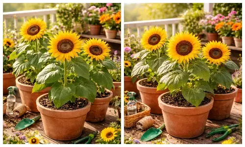 sunflower plantation and caring tips