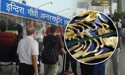 A skeleton was found at Indira Gandhi Airport in Delhi