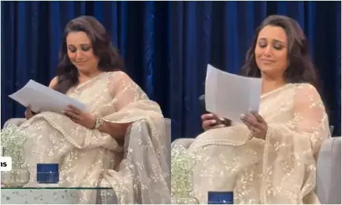 नन्ही बेटी अदीरा की चिट्ठी पढ़कर भावुक हुईं रानी मुखर्जी