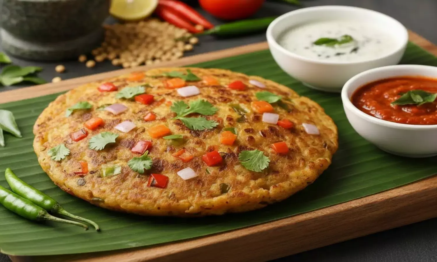 Vegetable chana dal uttapam recipe in hindi