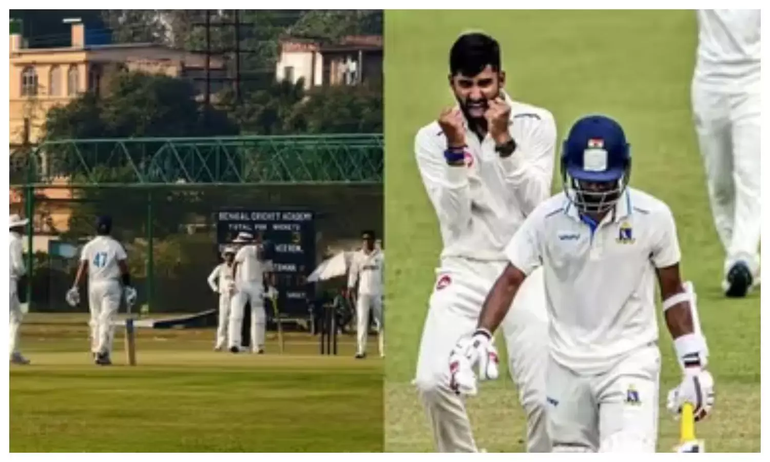 Abhimanyu Easwaran Bizarre Run out