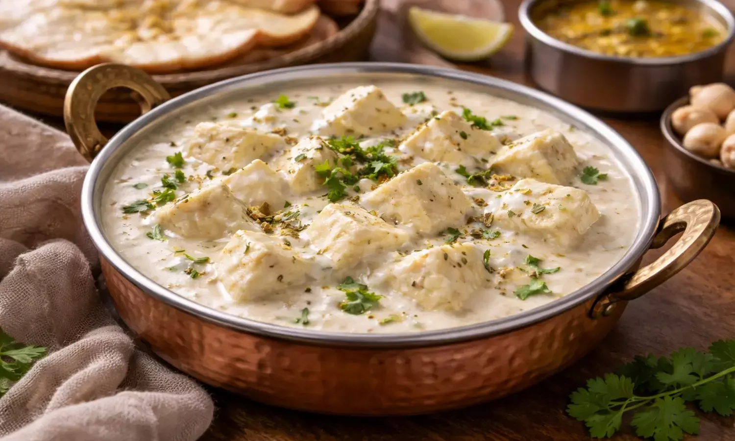 how to make white gravy paneer for dinner