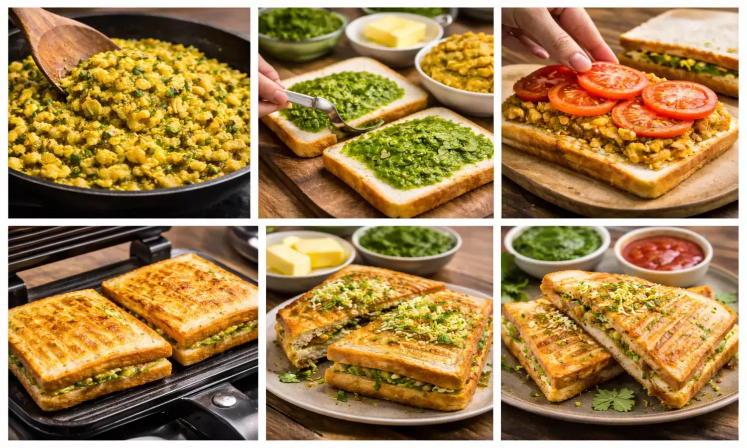 masala toast sandwich recipe