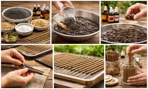 how to make agarbatti at home