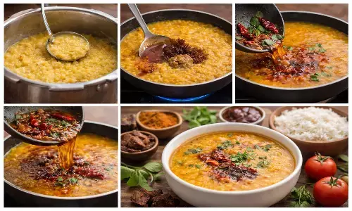 gujarati khatti meethi dal recipe