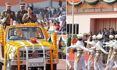 CM Rekha Gupta hoisted the tricolor flag at Chhatrasal Stadium in Delhi CM Rekha Gupta hoisted the tricolor flag at Chhatrasal Stadium in Delhi