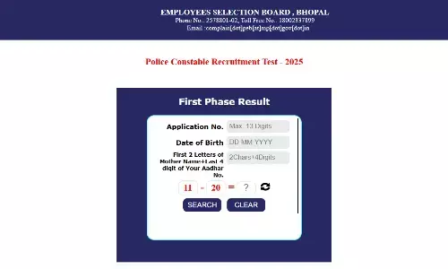MP Police Constable Result 2025 OUT