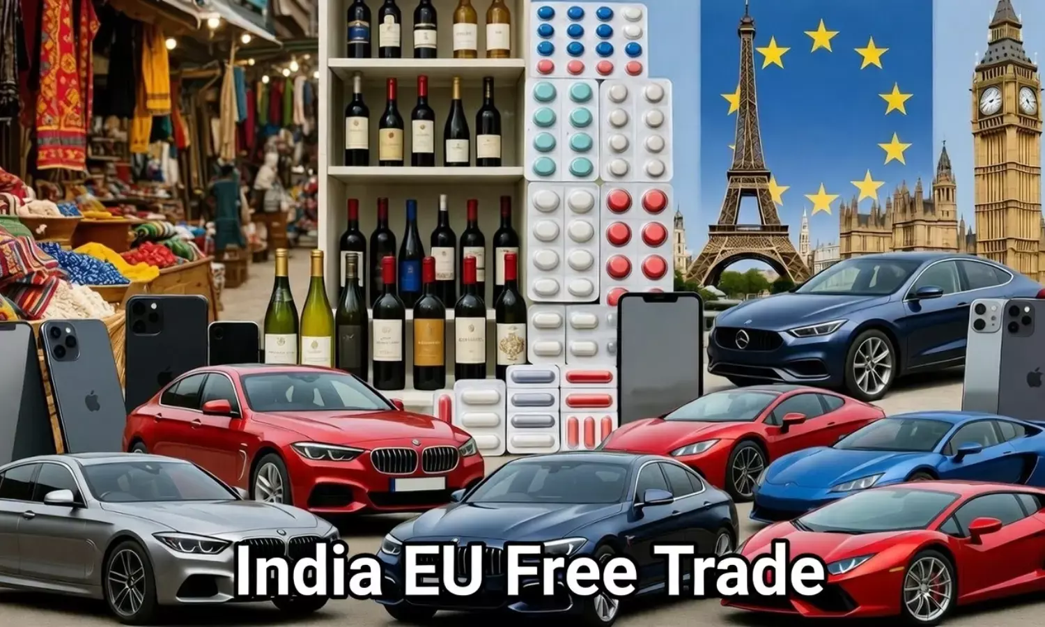India EU Free Trade Agreement benefits BMW Lamborghini cheaper