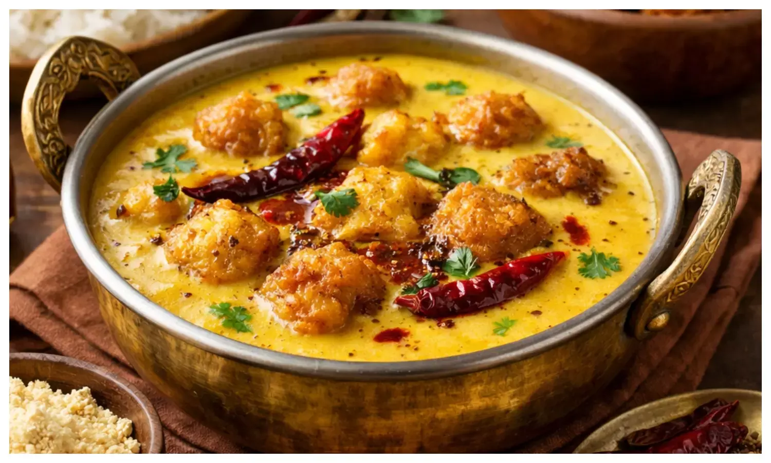 how to make kadhi pakoda at home