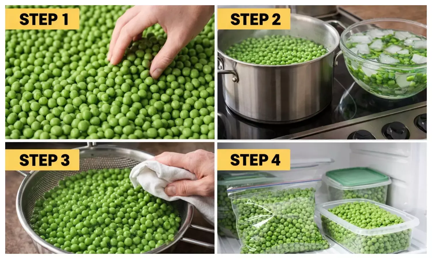 peas storage tips in hindi