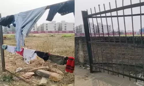 रायपुर एक्सप्रेस-वे बना धोबीघाट : रेलिंग उखाड़ ले गए चोर, प्रशासन ने कार्रवाई की बजाय उठा दी चार फिट ऊंची दीवार