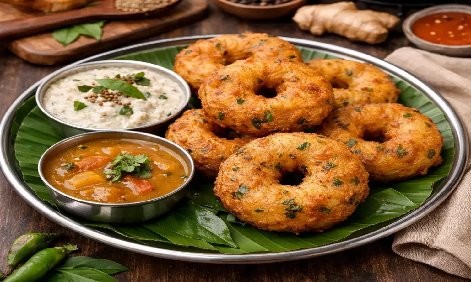 how to make bread medu vada recipe