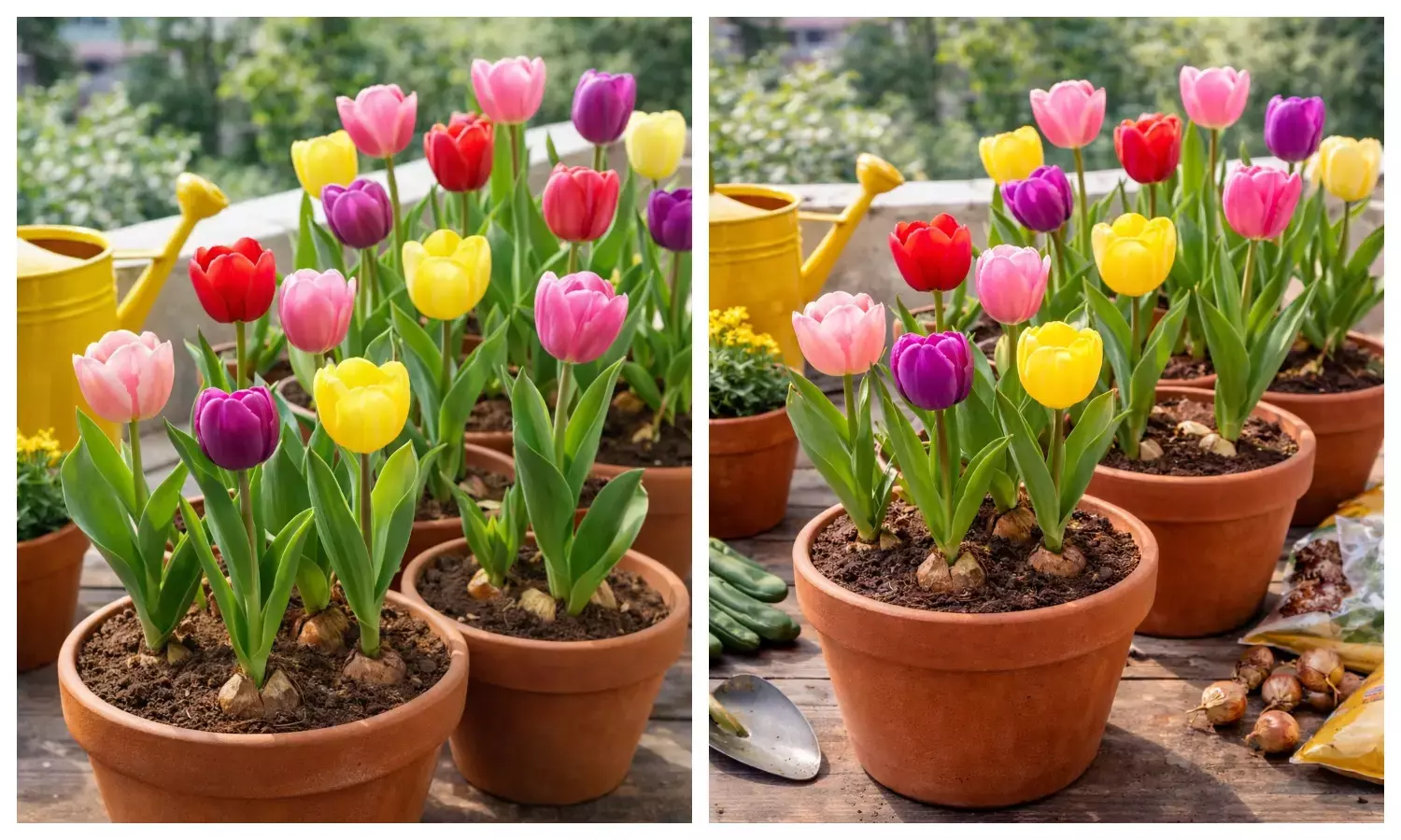 How to grow tulips in pots