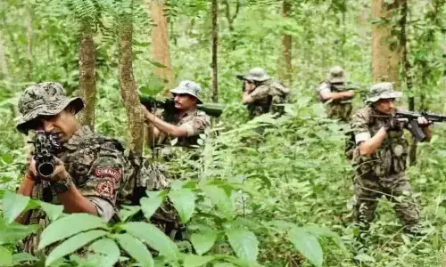 बीजापुर में भीषण मुठभेड़ : सुरक्षाबलों ने दो नक्सलियों को किया ढेर, एक AK47 भी बरामद