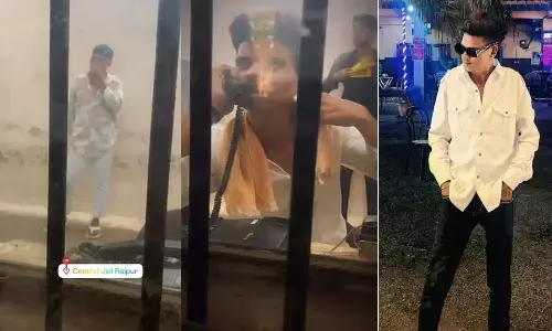 रायपुर सेन्ट्रल जेल की सुरक्षा तार-तार : प्रेमिका ने बंदी प्रेमी से मुलाकात का वीडियो बनाकर सोशल मिडिया पर किया वायरल