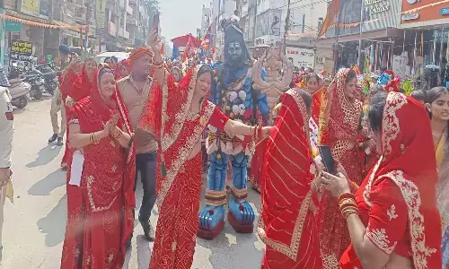 भगवान रामदेव मंदिर का रजत जयंती : भक्ति, परंपरा और आस्था का दिव्य संगम, नगर में निकली भव्य शोभायात्रा