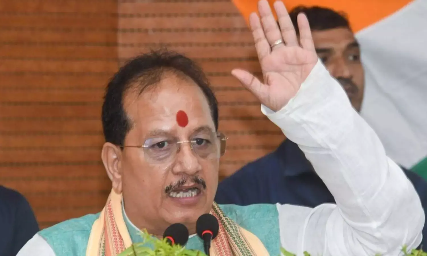 Bihar Deputy CM Vijay Sinha News Bhu Mafia