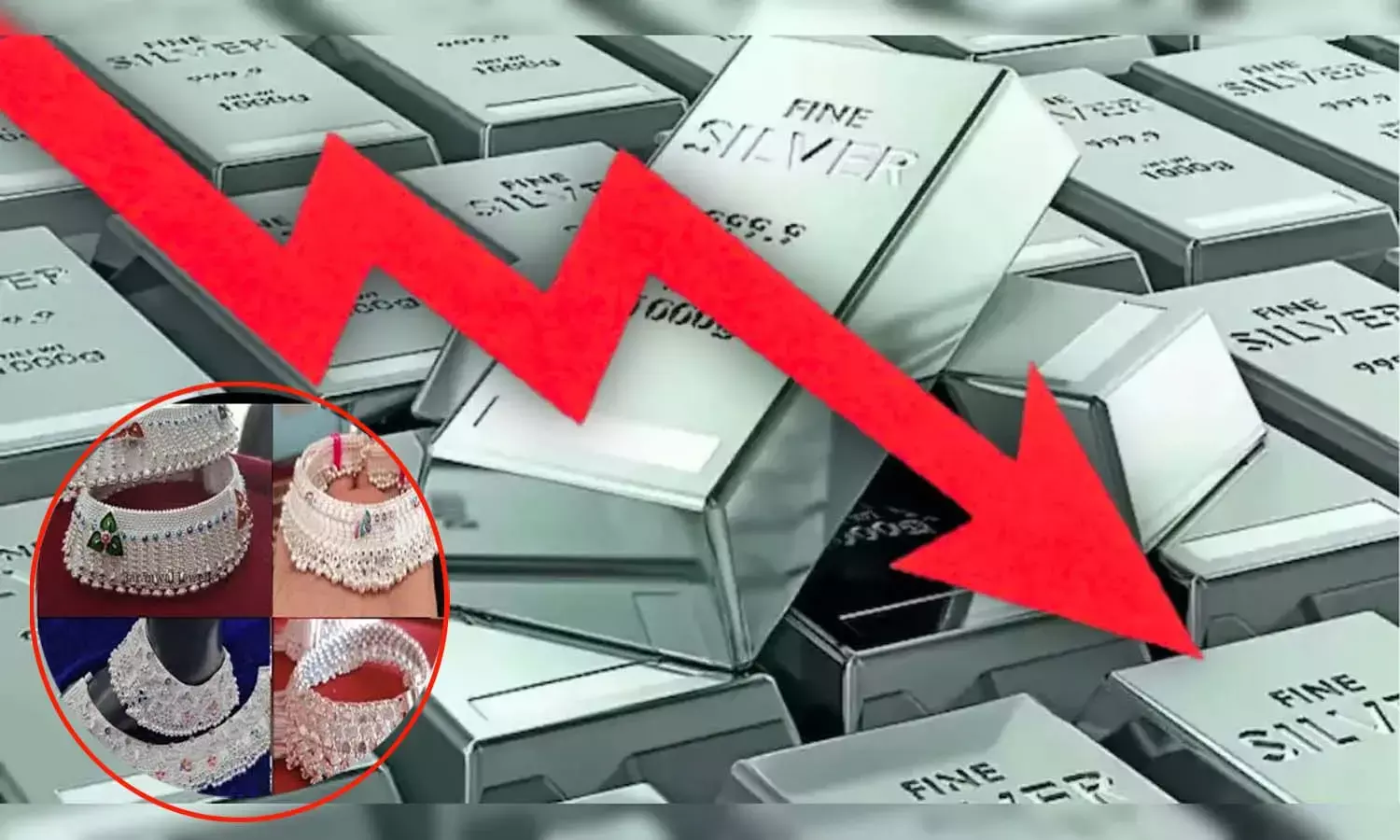 अजूबा चांदी : चार लाख के पार जाकर 48 घंटे में 2 लाख 95 हजार पर फिसली